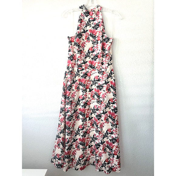 Amour Vert Dress Halter Multi Colors Coquette, Feminine Floral Resort Small - Picture 2 of 13